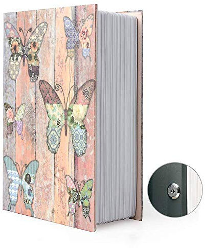 Diversion Book Safe Storage Box, Dictionary Secret Safe Can with Security Combination Lock/Key