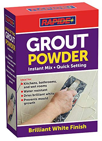Woolbro White Quick Setting Grout Powder Instant Mix 600g