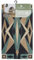 JVL SOLEMATE Hand Carved Art Deco Door Mat, Turquoise