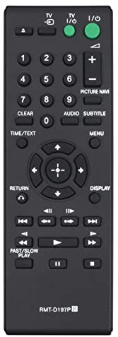 ALLIMITY RMT-D197P Télécommande Remplacer pour Sony DVD Player DVP-SR370 DVP-SR760H DVP-SR160 DVP-SR750H DVP-SR120 DVP-SR170 DVP-SR150 DVP-SR350 DVP-SR360 DVP-SR760HP DVP-SR760
