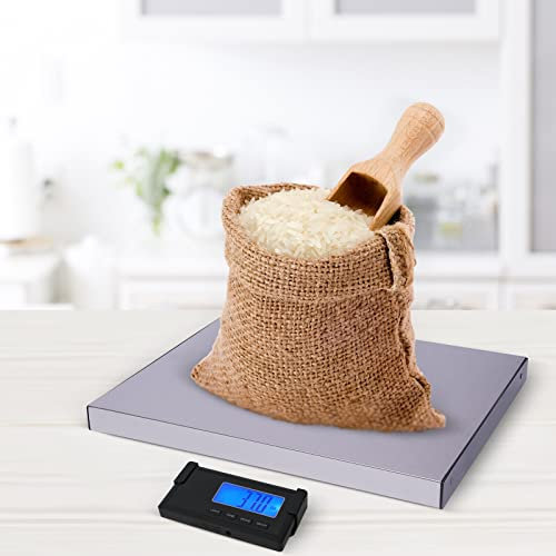 Digital paketvåg, 180 kg/397 lb hög precision plattformsvåg med LED-display rostfritt stål köksvåg bordsvåg brevvåg för express leverans industri marknad