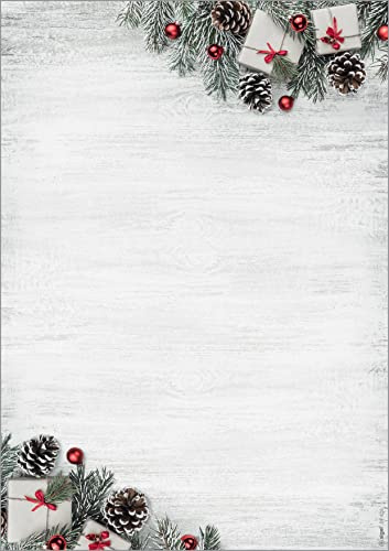 SIGEL DP416 Christmas Motif Papers Scandinavian Christmas, 90 gsm, A4, 100 sheets