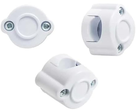 Kabelschellen für Kabel, Drähte, Schläuche und Rohre Retro Weiss 10 Stück