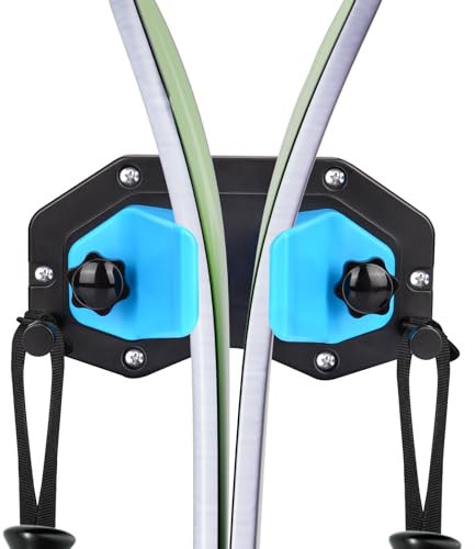 BOOSTEADY Ski Wall Mount, Ski Storage, Wall Mounted Ski Hanger,Ski Wall Rack for Garage Organizer System, Ski Holder Fits Any Ski/Snowboard Display 1 Pack