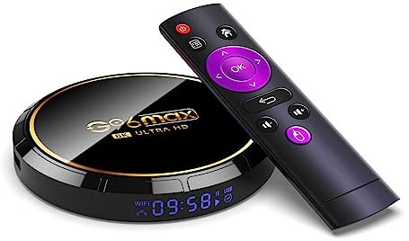 Android 13.0 TV Box, G96max 8K 4GB RAM 64GB ROM RK3528 Quad-Core Wifi6 2.4G/5.8G Ethernet 100M BT5.0 4K HDR10+ Ultra HD USB3.0 Caja De TV Inteligente,4gb+32gb