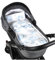 Babylux 2 TLG. Set Bezug für Kinderwagen Stubenwagen oder Wiege Garnitur Bettwäsche Kissen Decke 60 x 78 cm (126. Elefanten Blau)