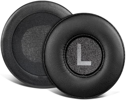SOULWIT Cuscinetti Auricolari Ricambio per Sennheiser HD25/HD25 Light(Lite)/HD25 Plus/HD25 Special Edition/HMD25/HME25/HMEC25/HD250BT Cuffie, Pelle Proteica Padiglioni con Schiuma ad Alta Densità