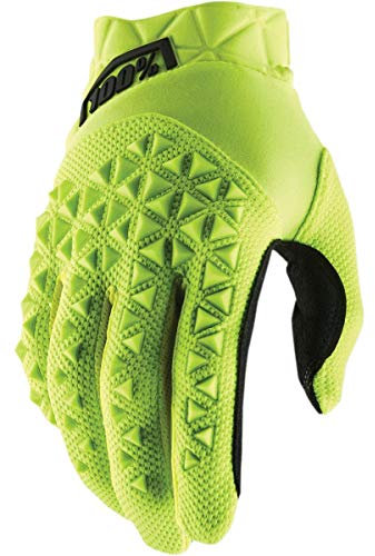 100% Kind Airmatic Handschuhe(Neon Schwarz Gelb, XL)