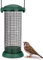 WILDLIFE FRIEND I Vogelfutterspender - Easy Click & Fill - Erdnussfutterspender rostfrei, Vogel Futterstation, Futtersäule, Nüsse Erdnüsse, Wildvögel Futtersilo