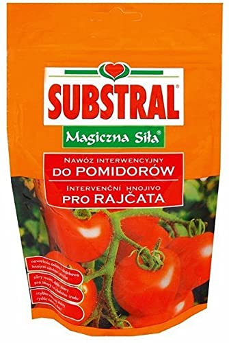 SUBSTRAL Tomatendünger wirksames Konzentrat für 700 Liter Dünger - höhere Krankheitsresistenz, reifere Tomaten und größere Ernten - 1g/Liter Wasser