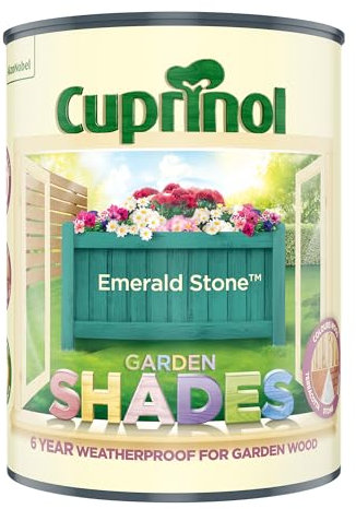 Cuprinol Garden Shades Wood Paint - Emerald Stone - 1L