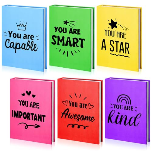 Amazingspark 6 Pack Stretch Book Covers for Textbooks, up to 9 x 11 Inch
