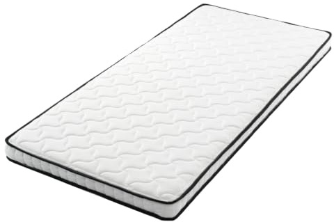 EURHCIO Matelas 90x190cm 10 cm Épaisseur Dureté H3,Matelas Roulé 1 Personne avec Modules Ergonomiques,pour lit Enfants,lit 1 Personne(Matela 90x190,ép. 10 cm)