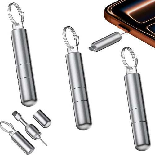 3 Pieces Sim-Card Needle, Card Removal Opening Tool, Phone Cards Removal Pin Ejector Tool, Precision Needle Cleaning Brush For Headphone Jack, Charging Port