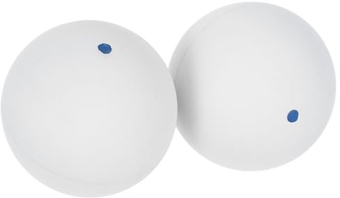 Alipis Palle da Allenamento Squash in Gomma Elastica Set da 2, Attrezzatura per Allenamento della Reazione Occhio-Mano, Palla Sportiva Resistente per Uso Indoor e Outdoor