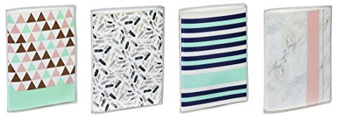 Hama Fotoalbum Designline (Softcover, 24 Seiten für 24 Fotos im Format 10 x 15 cm pro Album, widerstandsfähig, zum Archivieren mit Anekdoten, schützt das Foto, Minialbum), mehrfarbig