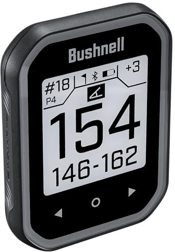 Bushnell Golf Phantom 3 Slope GPS – Handheld Golf Rangefinder with Slope‑Adjusted Yardages, Touchscreen, BITE Magnetic Mount – 38,000+ Courses - Black