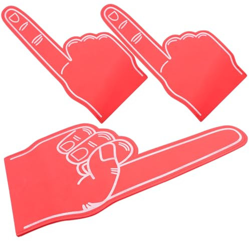 HONMEET Cheerleader-Requisiten Aus Schaumstoff Mit Roten Fingern Für Sportveranstaltungen