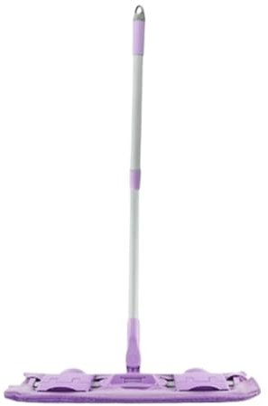 Golvmopp Trägolvmopp Plattmopp Med Långt Handtag För Golvrengöring På Hemmakontoret Praktisk Skönhet Golvmopp för Golvrengöring(Purple)