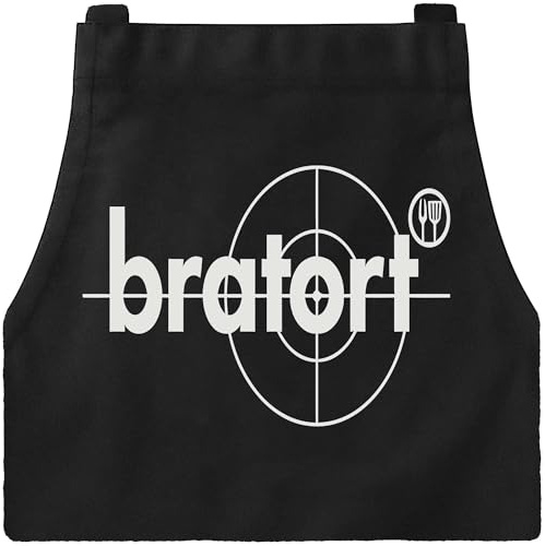 XCSJKJ Grillschürze für Männer mit Bratort, Kochschürze Herren Schürze lustig, mit 4 Tasche Grill schürze für Männer Küchenschürze Herren, Geschenkideen BBQ Bratort (Schwarz 4 Taschen)