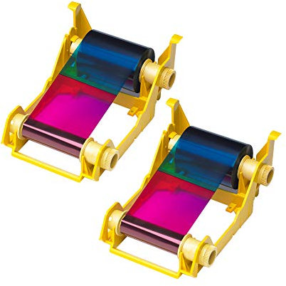 Zebra 2pack-800033-340 True Colours iSeries High-Capacity YMCKO Color Ribbon for ZXP Series 3 Card Printers. Replaces Zebra 800033-340. 560 Total Prints.