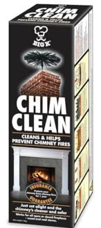 Chimney Cleaning Log - Helps to Remove Tar, Soot and Creosote Deposits. The Complete Solution for Log Burners - Ensures Efficient and Mess-Free Chimney Cleaning Experience Comes with Topline Card.