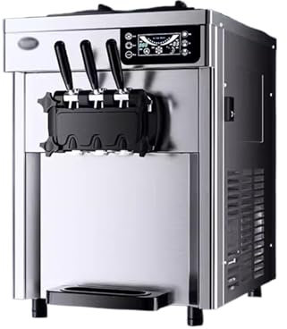 GLigeT Maquina de Helado Máquina de Helado de encimera Comercial Completamente automática, máquina de Helado de té de la Leche, máquina de Cono Dulce Heladera