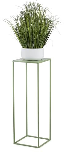 HowHomely Supporto per fiori in metallo verde, altezza 70 cm, solido e robusto, in metallo, per la decorazione in soggiorno, camera da letto o ufficio