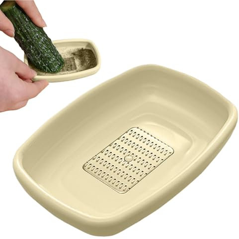 Assiette à râper le gingembre, assiette à râper pour le gingembre | Râpe de préparation des aliments de cuisine - Assiette de presse-purée de légumes de grille d'ail légère pour la maison, l'hôtel, le