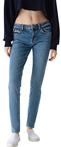 LTB Damen Jeans Nicole Skinny Fit - Blau - Sevita Wash W26-W33 Stretch Baumwolle, Größe:25W / 30L, Farbvariante:Sevita Wash 54038