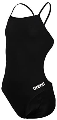 Arena Solid Challenge Team Junior Maillot de Bain Une Pièce Fille, MaxLife Tissu Eco avec Une Résistance Maximale au Chlore et Une Protection UV UPF 50+, Maillot de Bain Sportif à Séchage Rapide