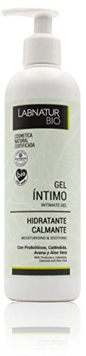Gel de Higiene Intima 300ml. Labnatur Bio. Con Probioticos Nauturales, Caléndula, Avena y Aloe Vera. Respeta, Hidrata y Limpia. Ayuda a Fortalecer las Defensas Naturales.
