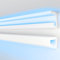HEXIMO LED-Schattenfugenprofil Stuckleisten, indirekte Beleuchtung XPS-Styropor-Trockenbau-Deckenleisten für Wand-Deckenverkleidung (1,7 Meter HLED 2)