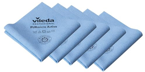Vileda Professional Bayeta Purmicro Active Azul 5 Unidades