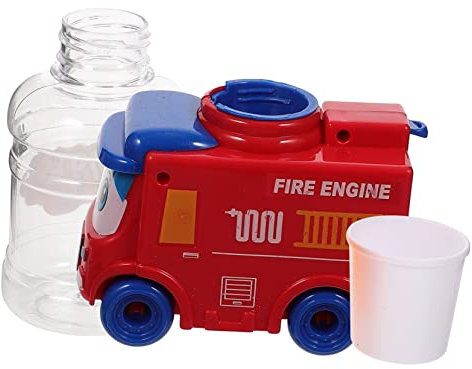 TOBBOMEY Mini Water Dispenser Fire Engine Design Lightweight Portable Water Cooler Plaything Enhances Self Care Skills Creativity for Pretend Play Educational Fun