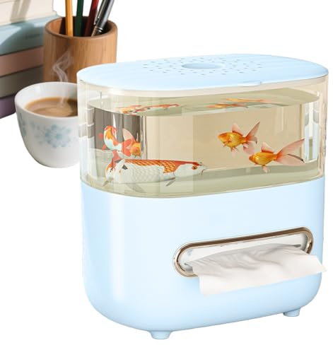 YNPQTDS Abdeckung für Taschentuchbox | Aquarium rutschfest mit Deckel oben, Deckel für Taschentuchbox, kleines Aquarium | für Wohnzimmer Schlafzimmer Küche Büro Wohnung Restaurant Hotel