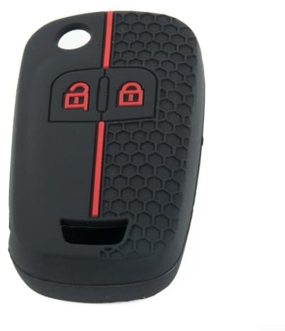Funda de silicona para llave de Opel para Opel de 2 botones para llave inteligente, funda protectora para Corsa D E Astra J para Mokka Zafira Adam para Meriva, suave para protección antigolpes y