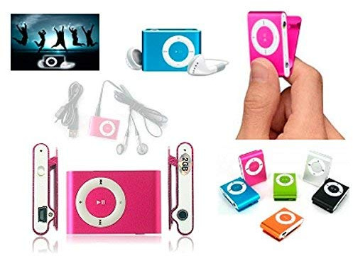 24 Mp3 Player Clip + Hörlurar + USB-kabel i låda - Original Billiga MP3-spelare. Detaljer, Gåvor och souvenirer för nattvardsgång, Bröllop och dop barn och vuxna