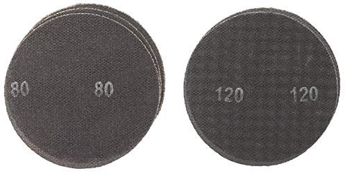 Einhell 5-Piece Sanding Pad Set (Drywall Sander Accessories, Ø 225mm, Hook-and-Loop Attachment) - 3 x P80, 2 x P120 Sanding Sheets Compatible With Various Einhell Drywall Sanders