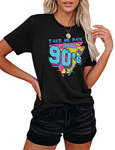 T-Shirt des années 80 Style Shirt 1980 Vintage Eighties Tee rétro pour Femme des années 80