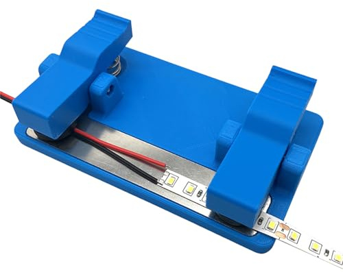 Estación de Soldadura para Tiras LED | Base Impresa en 3D de Precisión,Pinza de Soldadura para Placas de Circuito Electrónico - para Técnicos Profesionales Proyectos de Circuitos Manualidades y Joyerí