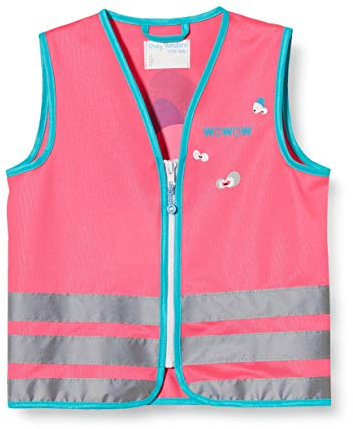 Wowow Crazy Monster Reflexweste Rosa/Silber S