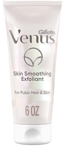 Gillette Venus Intimate Grooming Skin-Smoothing Exfoliant Preshave for Bikini Pubic Hair and Skin, 6 Oz