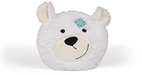 GRÜNSPECHT Mein kleiner Wärmefreund Eisbär, Kirschkern-Wärmekissen mit waschbarem Bezug für Kinder, wärmendes Kuscheltier bei Bauchschmerzen & Erkältung (373-V1)