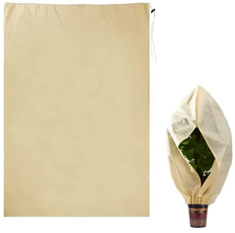 Winterschutz Pflanzenschutzhauben 200 x 240 cm Winterschutz Für Pflanzen Frostschutz Pflanzenschutzsack Pflanzenvlies Winter Pflanzenabdeckung Mit Zugband Für Baum Palmen Balkonpflanzen Winterschutz