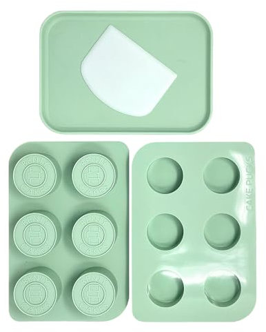 The Original CakePuck Mold Set, BPA Free Silicone Mold for Chocolate/Candy Covered Dessert Molds, Cakepop Alternatives, Chocolate Covered Oreo, or Cake by Benty Cakes