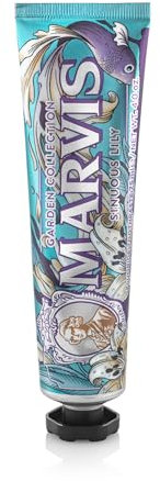 Marvis Sinuos Lily Limited Edition Toothpaste, 75 ml, Sensational Flavoured Toothpaste for a Long-Lasting Freshness