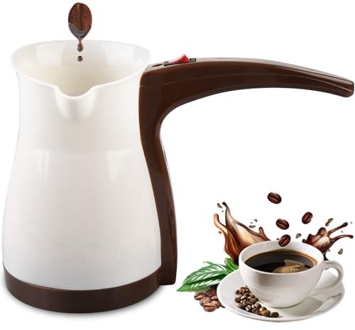 Cafetera eléctrica de 500 ml, 1000 W, cafetera eléctrica turca, 220 V, inducción, cafetera turca, cafetera eléctrica para cafetera moca, tetera turca, cafetera turca