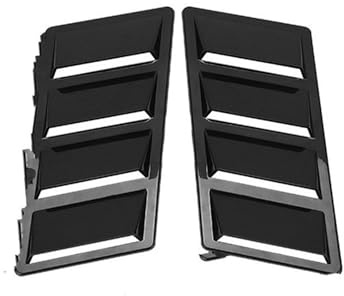 Intercooler Aspirazione Aria per Auto Nera Presa d'Aria Presa d'Aria Cofano Cofano Sfiato Pannello Rivestimento Copertura Universale per Maggior Parte delle Auto ABS dell'Aria