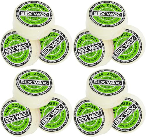 Sex Wax Cold Surfboard Wax - 12 Packs - Mr Zogs Cold=48-68°F (9-20°C)